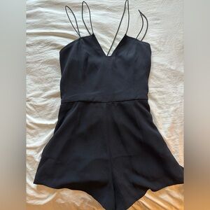 Leith Women’s Mini Black Romper, size XS